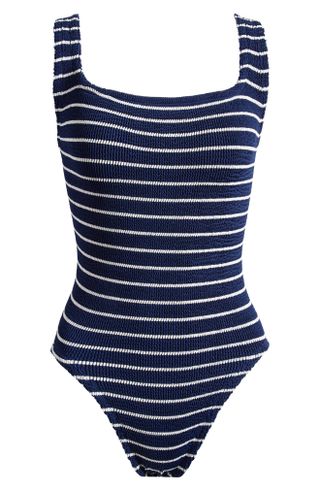 Square Neck One-Piece Swimsuit