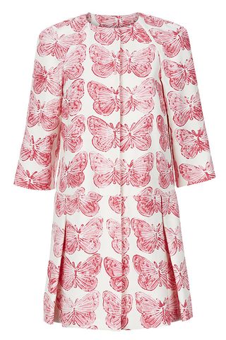 Red Valentino Butterfly Print Linen Coat, £699