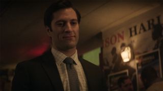 Buck Cashman at a book signing in Daredevil: Born Again season 1 episode 2