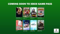 Promotional image of Xbox Game Pass' next batch of games for February 2026.