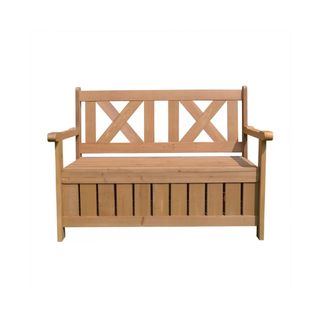 Dakota Fields wooden garden storage bench