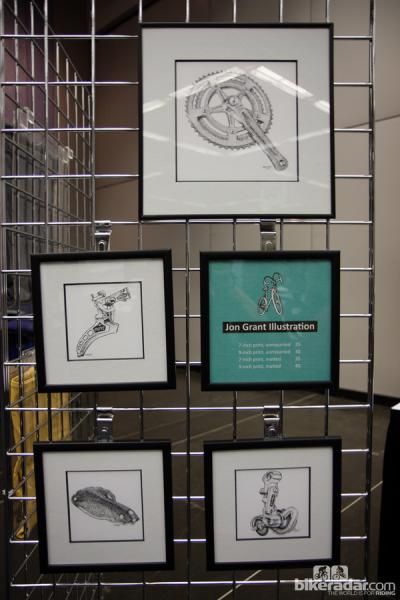 Ever wonder where you can get some of those cool hand-drawn illustrations of bikes and parts? Looks like Jon Grant's your man.