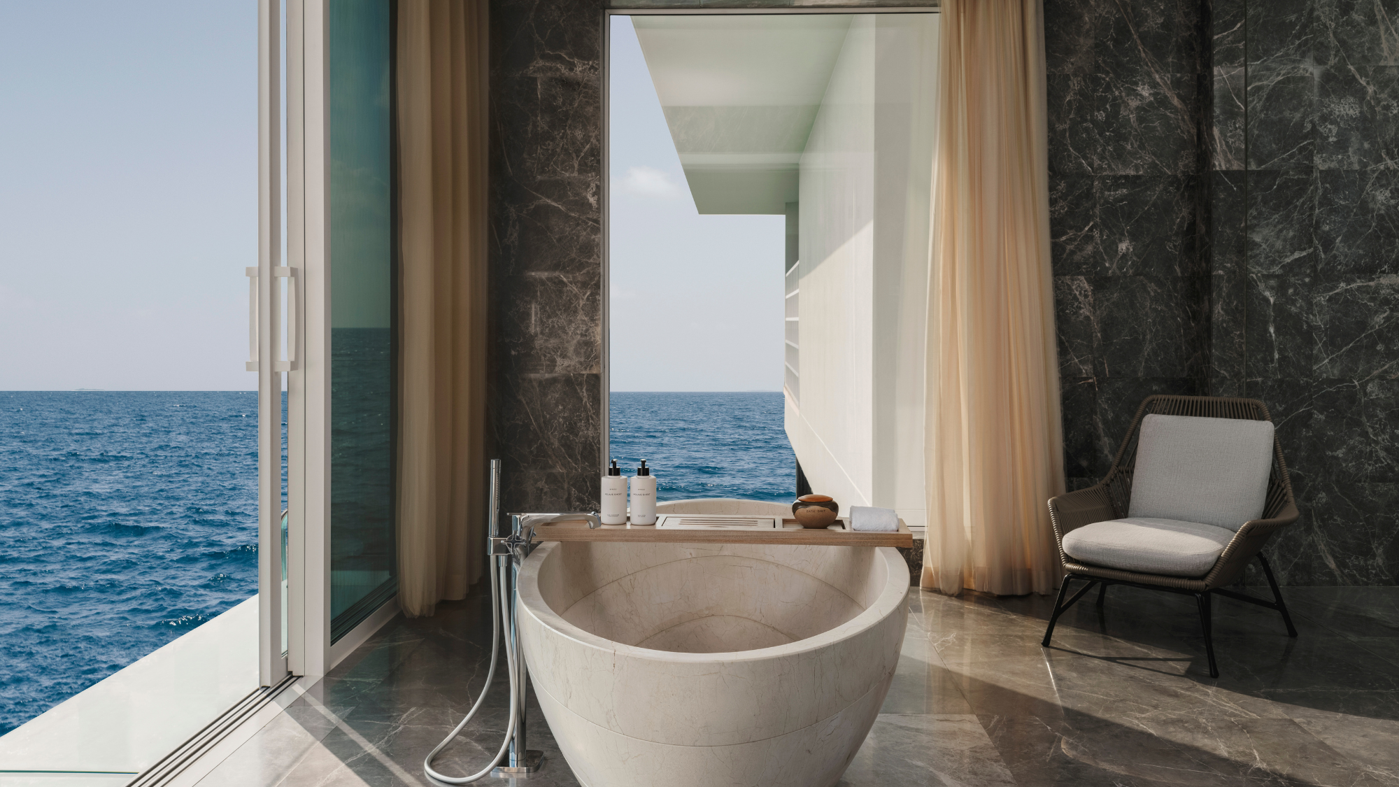 Conrad Maldives Rangali Island bathroom
