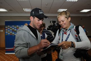 Mark Cavendish in press conference, Tour of Britain 2011, press conference/warm-up