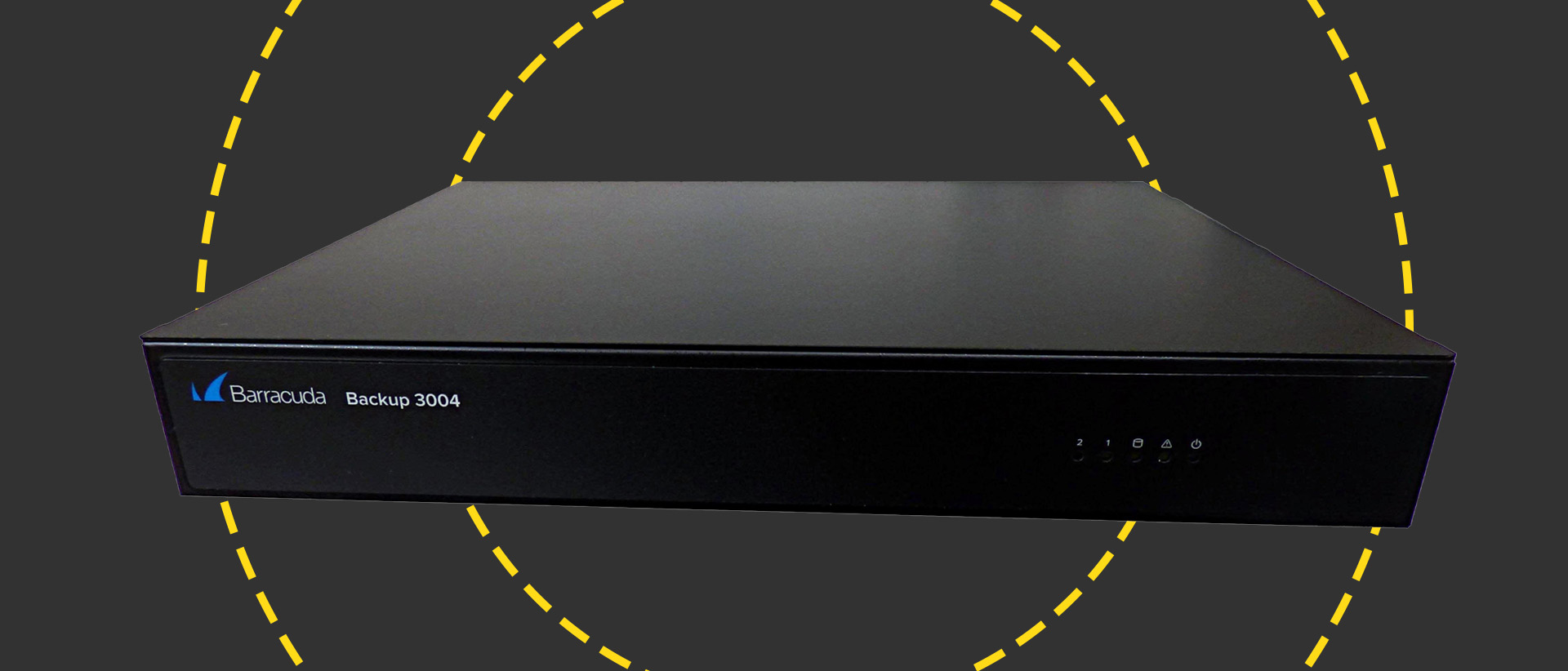 The Barracuda Backup 3004 on the ITPro background