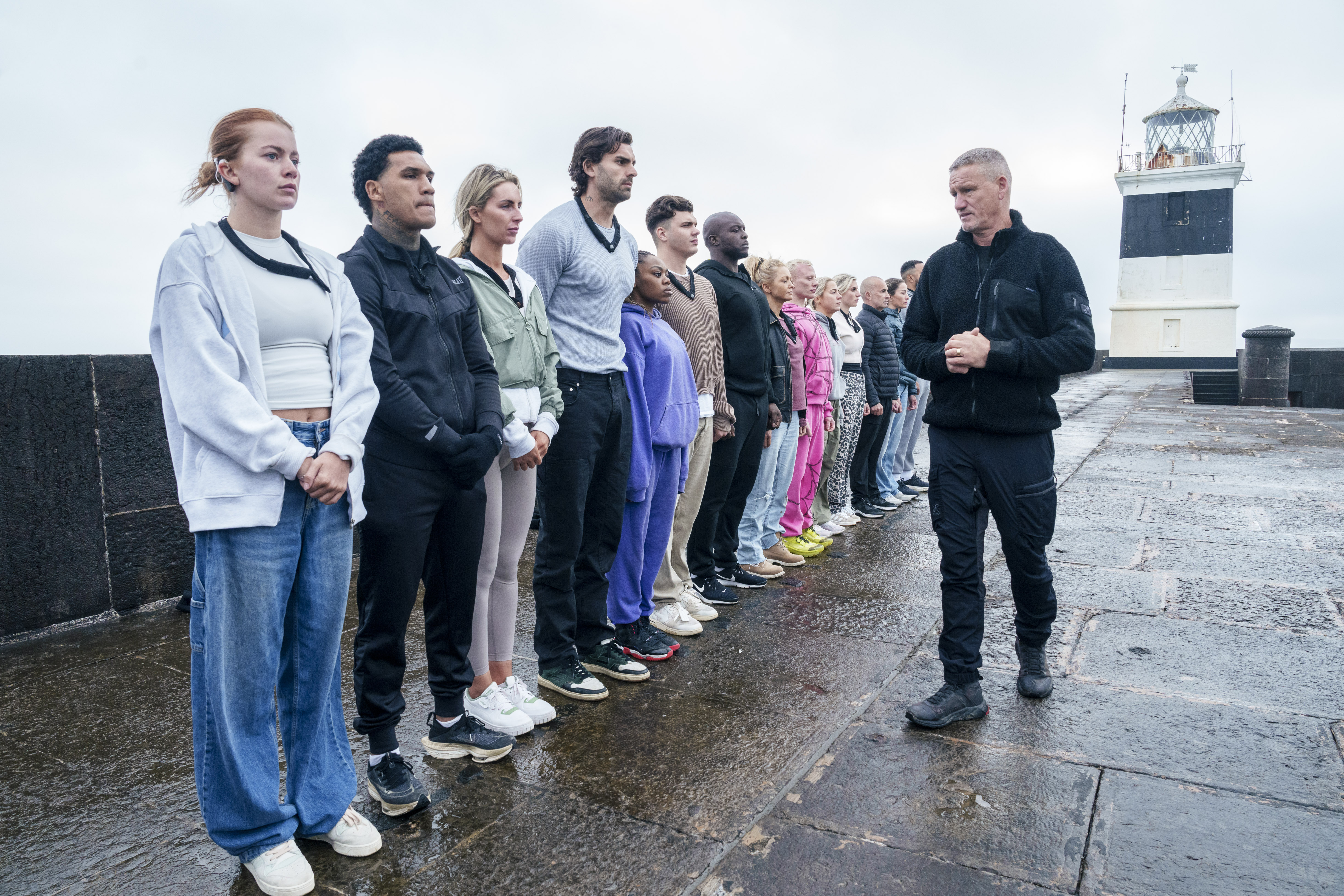 Before the training starts on Celebrity SAS: Who Dares Wins 2025.
