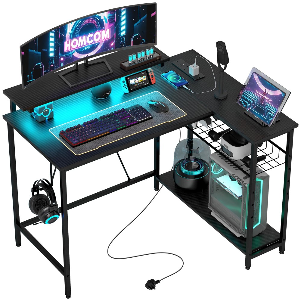 Homcom L Shaped desk