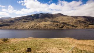 Loch Treig, a remote reservoir in the West Highlands of Scotland