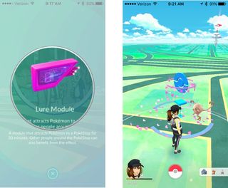 How to set a Lure in Pokemon Go