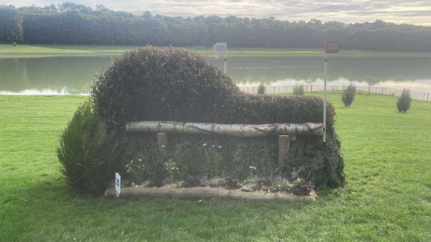 Paris Olympics cross-country course: fence 25 alternative