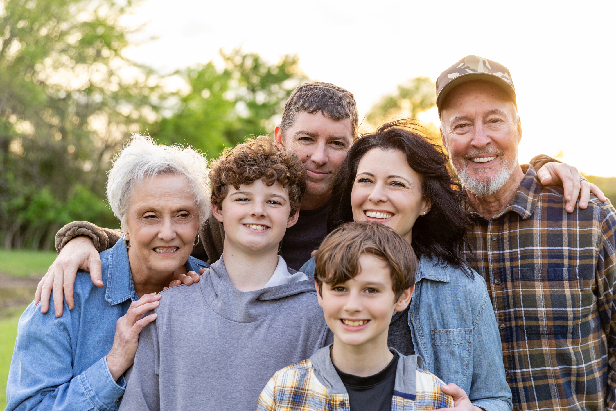 Group of mixed aged people