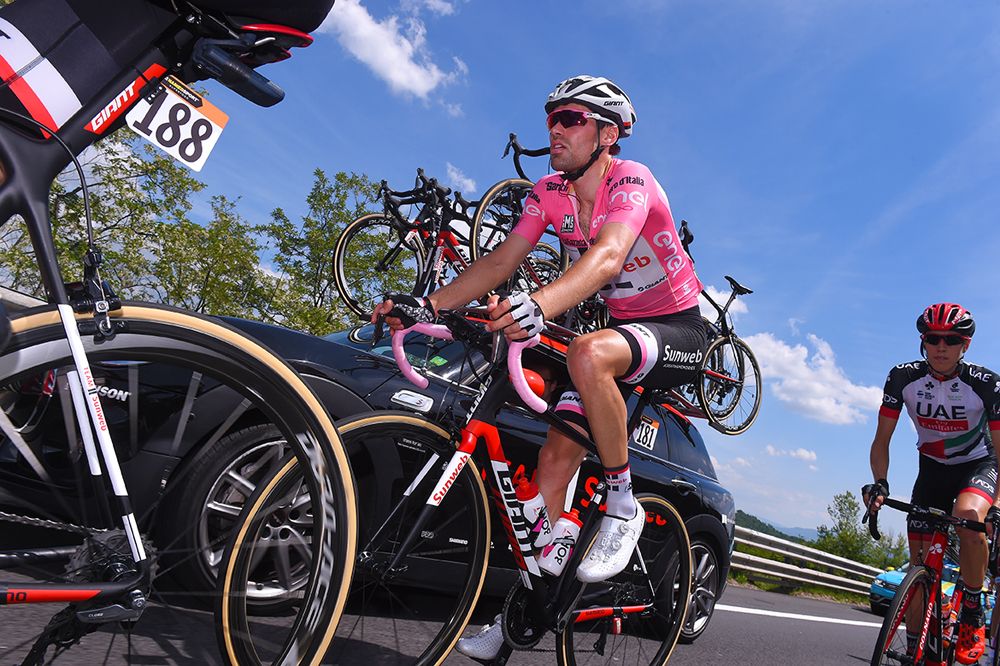 Tom Dumoulin (Team Sunweb) in pink