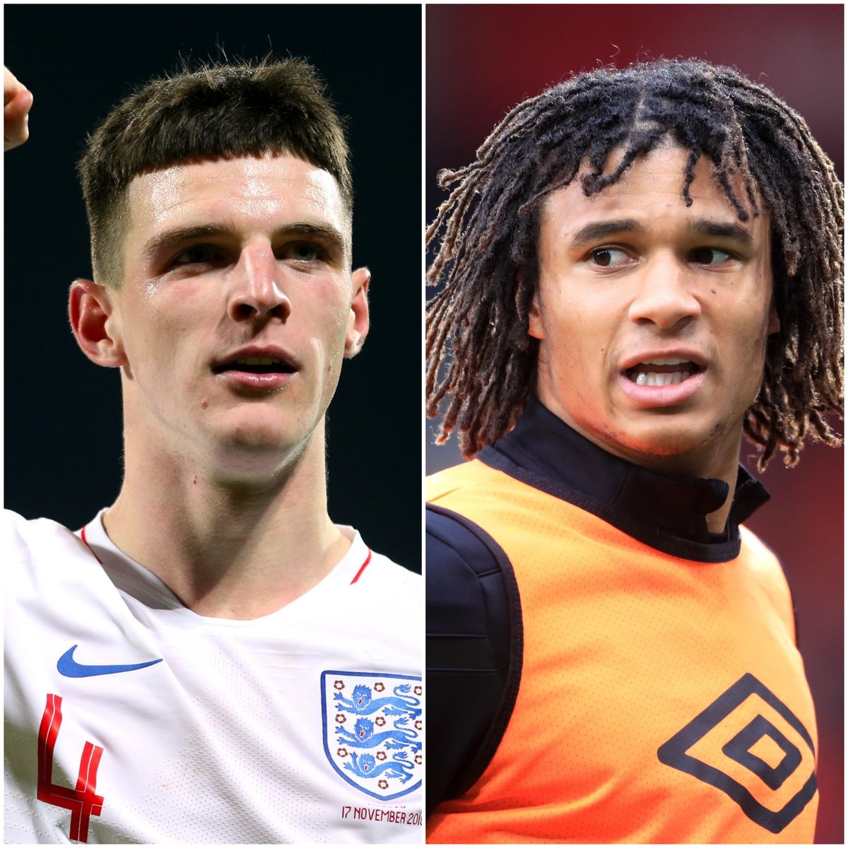 Declan Rice and Nathan Ake