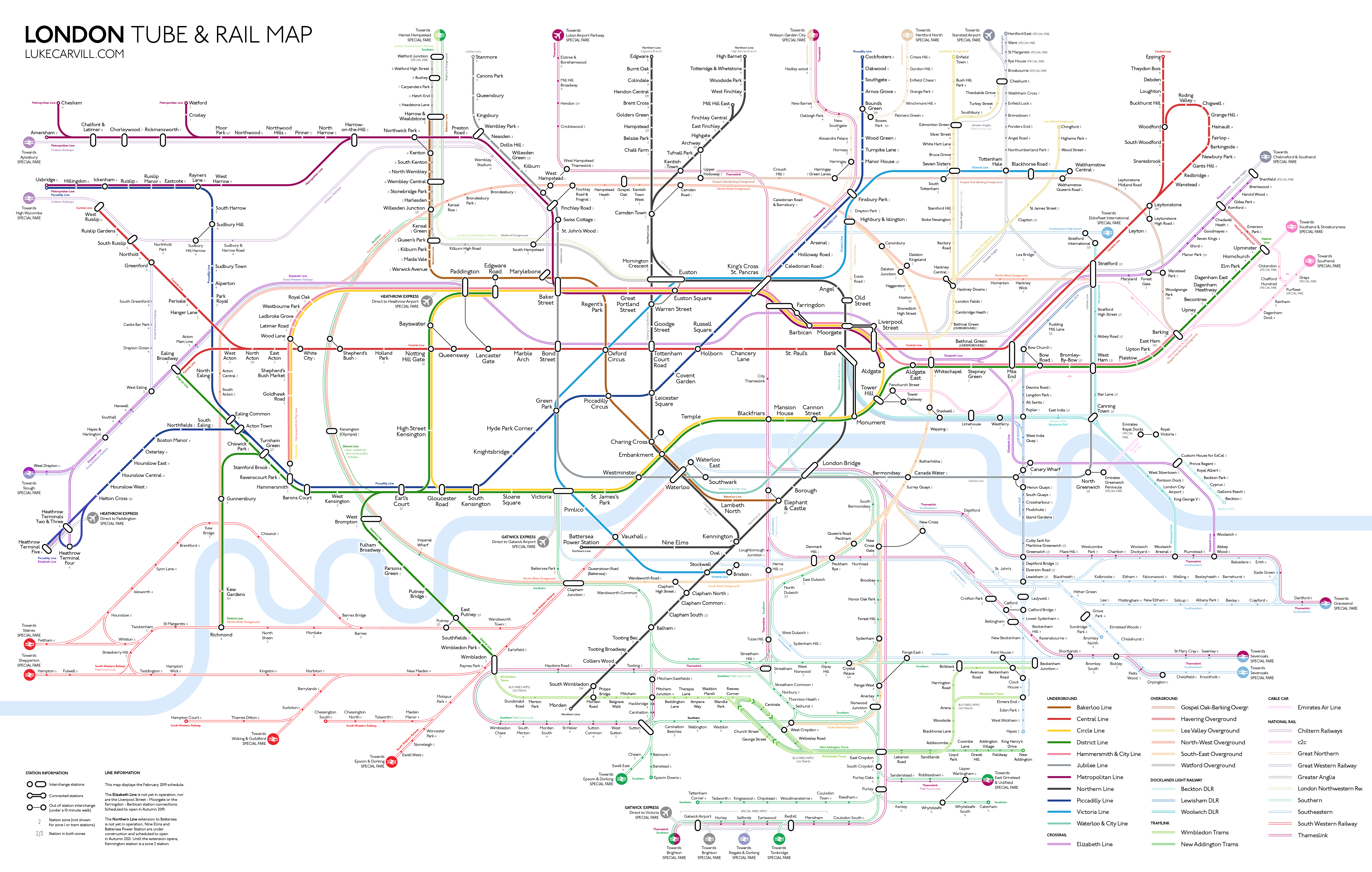 May 2025 London Underground Map VHGMX