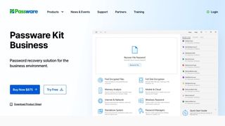 Passware Kit's webpage detailing Passware Kit Business