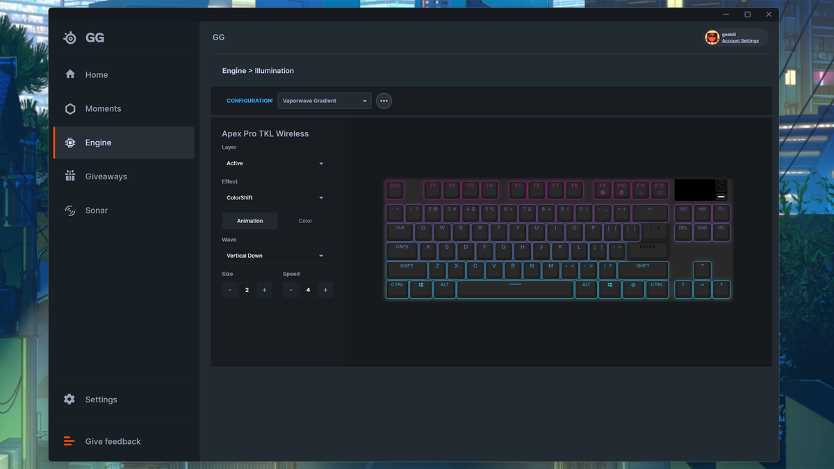 SteelSeries Apex Pro TKL Wireless