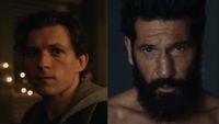 Holland in Brand New Day, Bernthal in One Last Kill side by side. 