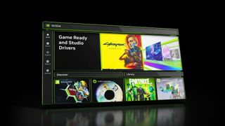 Nvdia App displaying "Game ready and studio drivers" 