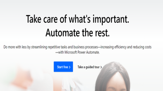 Website screenshot for Microsoft Power Automate