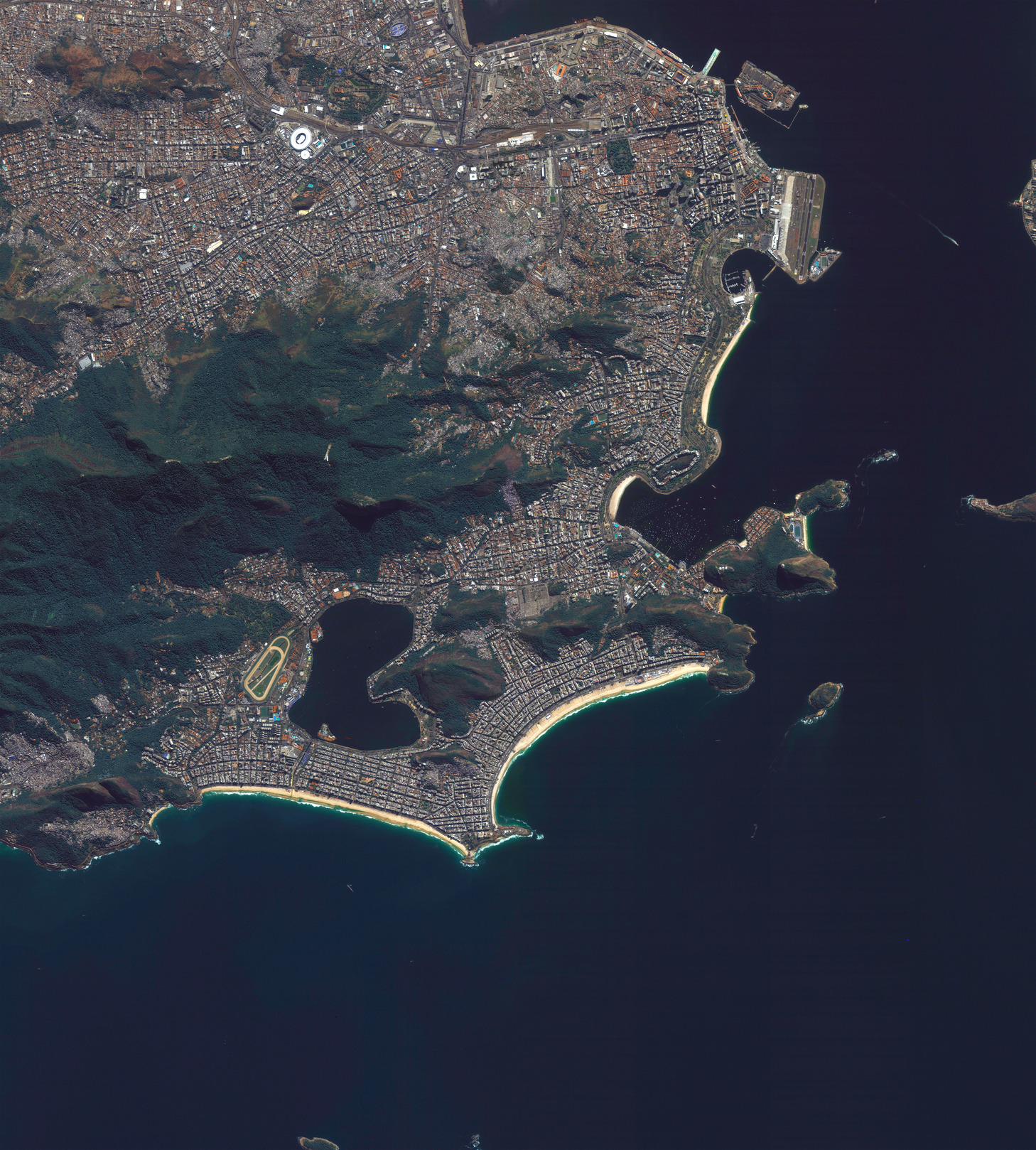 UrtheCast&#039;s Deimos-2 satellite image of Rio