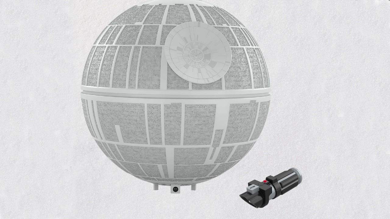 Death Star tree topper
