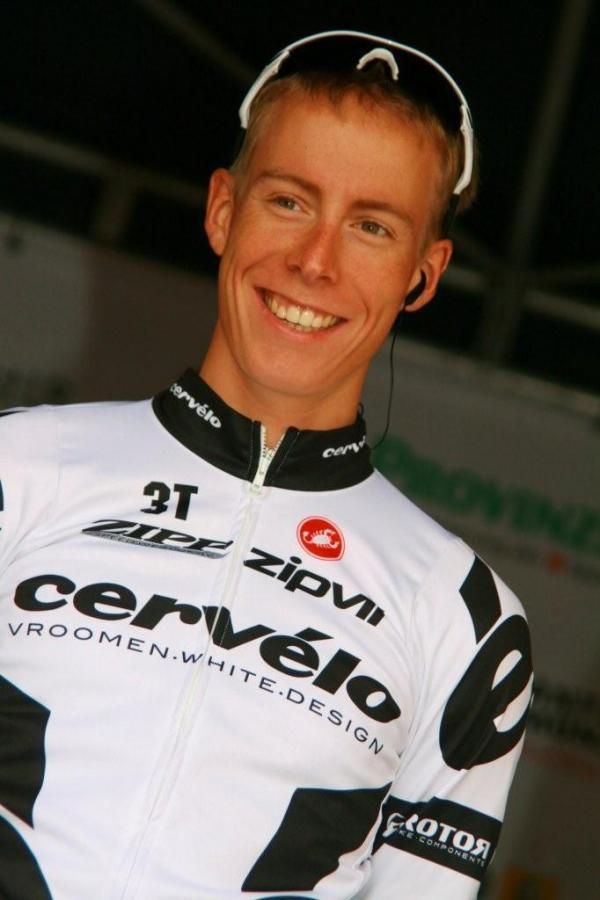 Cervelo were cheery this morning.