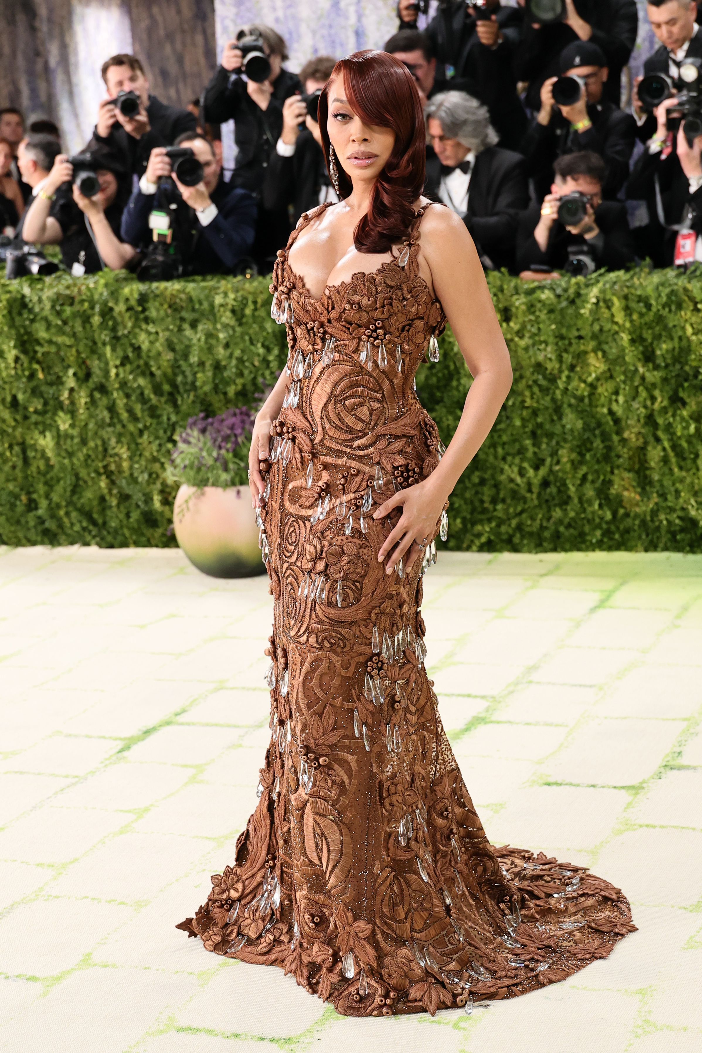 La La Anthony attends the 2026 Met Gala celebrating "Costume Art" at the Metropolitan Museum of Art on May 04, 2026 in New York City. (Photo by Theo Wargo/FilmMagic)