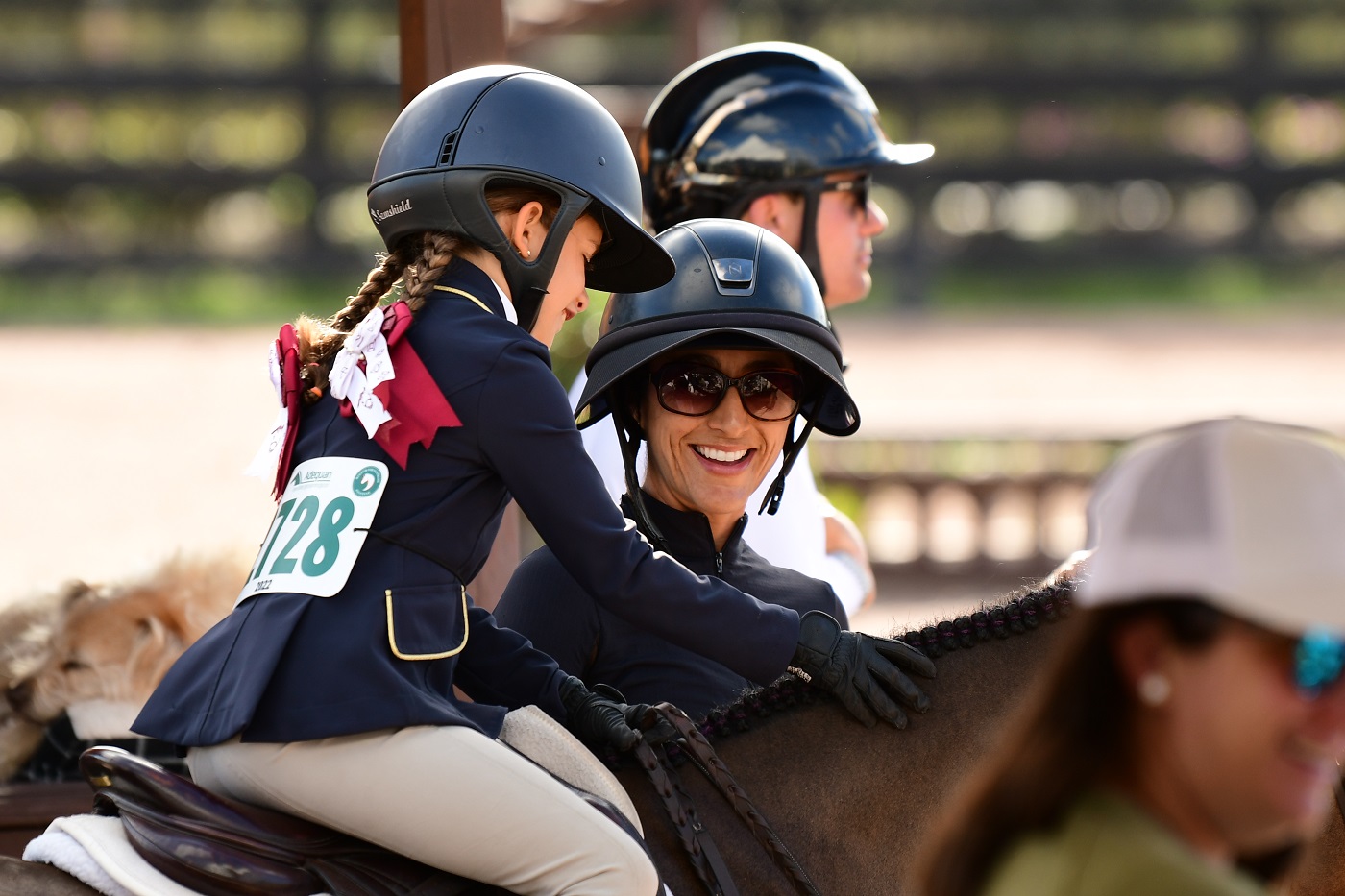 Pony trainer Kyla Makhloghi with Luca Endzweig