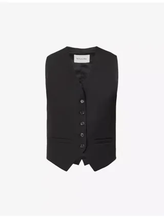 Gelso V-Neck Woven Waistcoat