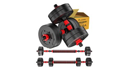 AJUMKER Dumbbells Barbell Set 