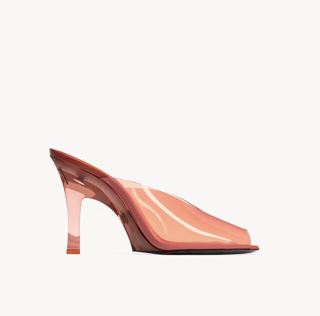 SAINT LAURENT, SABRINA mules in TPU