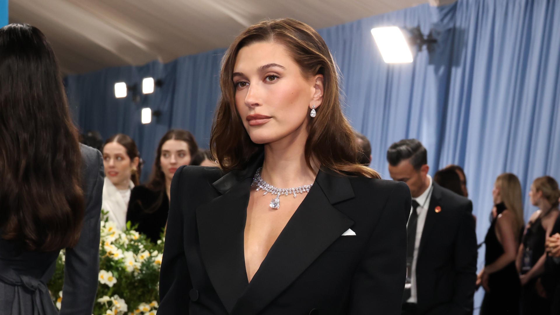 Hailey Bieber at the 2025 Met Gala