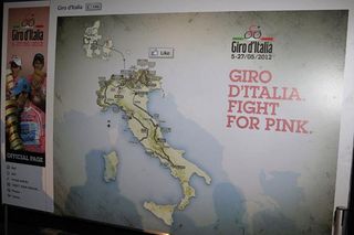 The 2012 Giro d'Italia route was presented in Milan on Sunday.