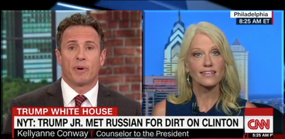 Chris Cuomo and Kellyanne Conway.