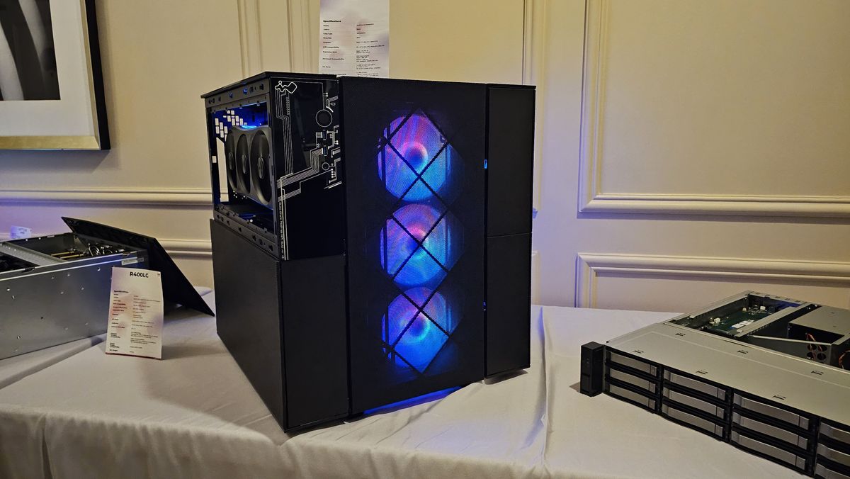 InWin booth at CES 2024