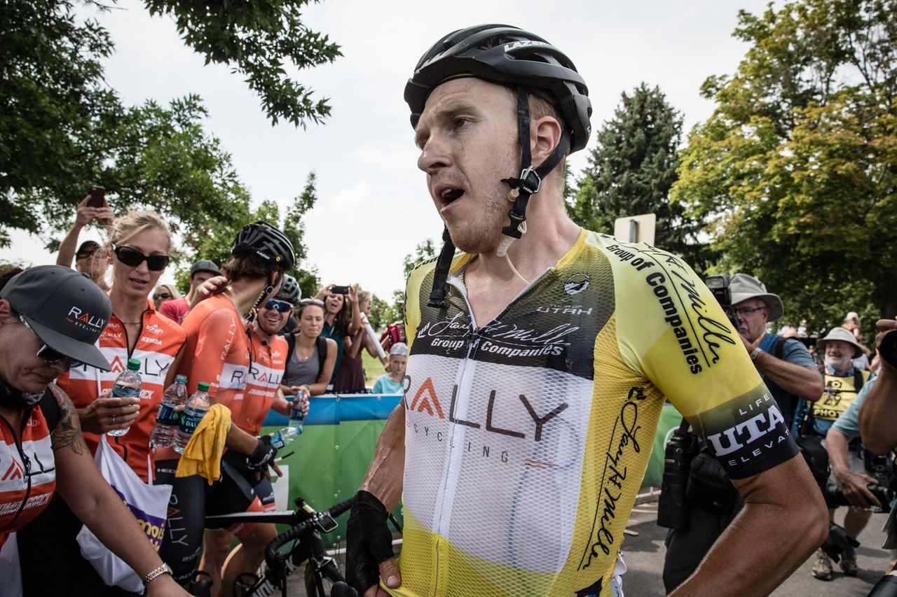 Rob Britton soaks in the moment post-stage
