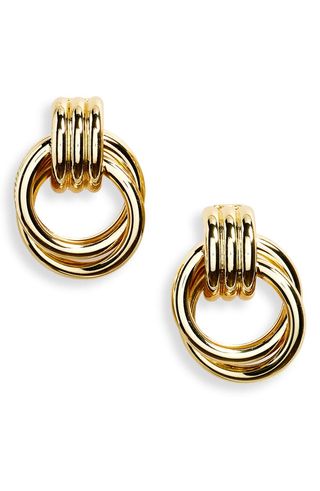 Interlocking Hoop Earrings