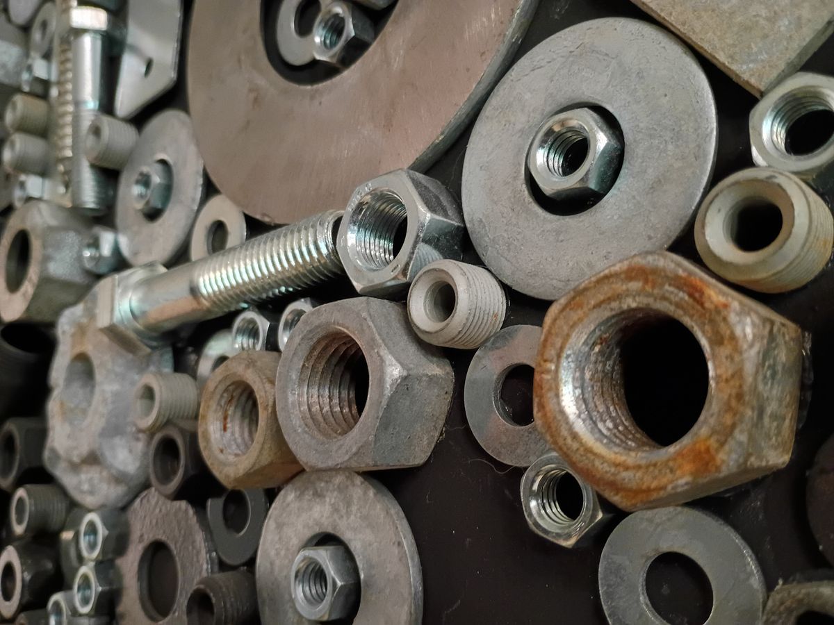 A wall of screws