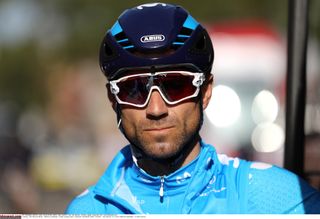 Alejandro Valverde back racing after his Tour de France crash