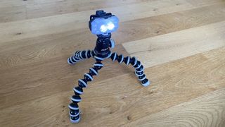 Claymore Heady+ headlamp on tripod / gorillapod