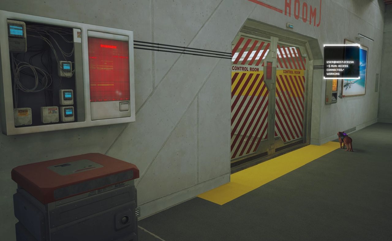 stray control room door