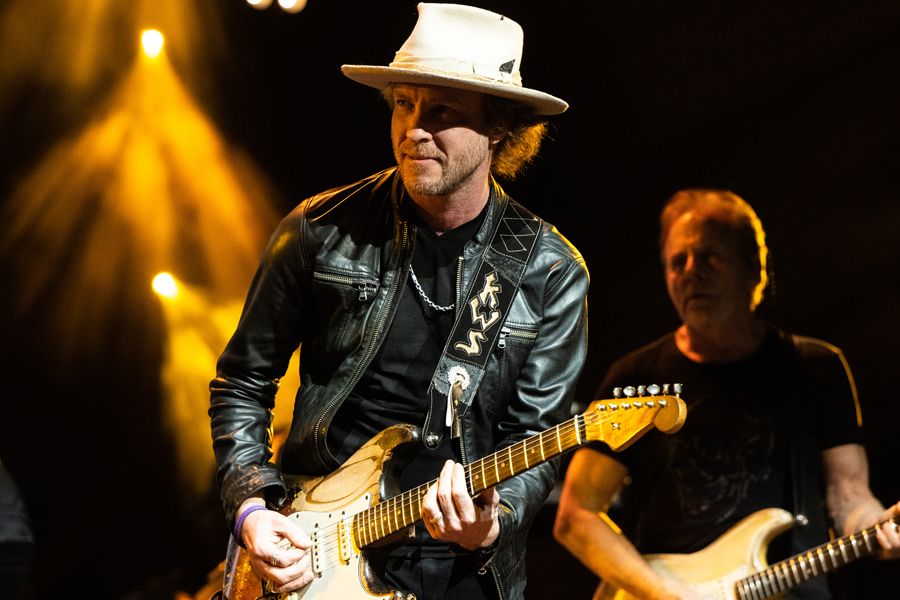 Kenny Wayne Shepherd performs onstage during the Jim Irsay Collection Exhibit and Concert at Shrine Auditorium and Expo Hall on January 11, 2024 in Los Angeles.