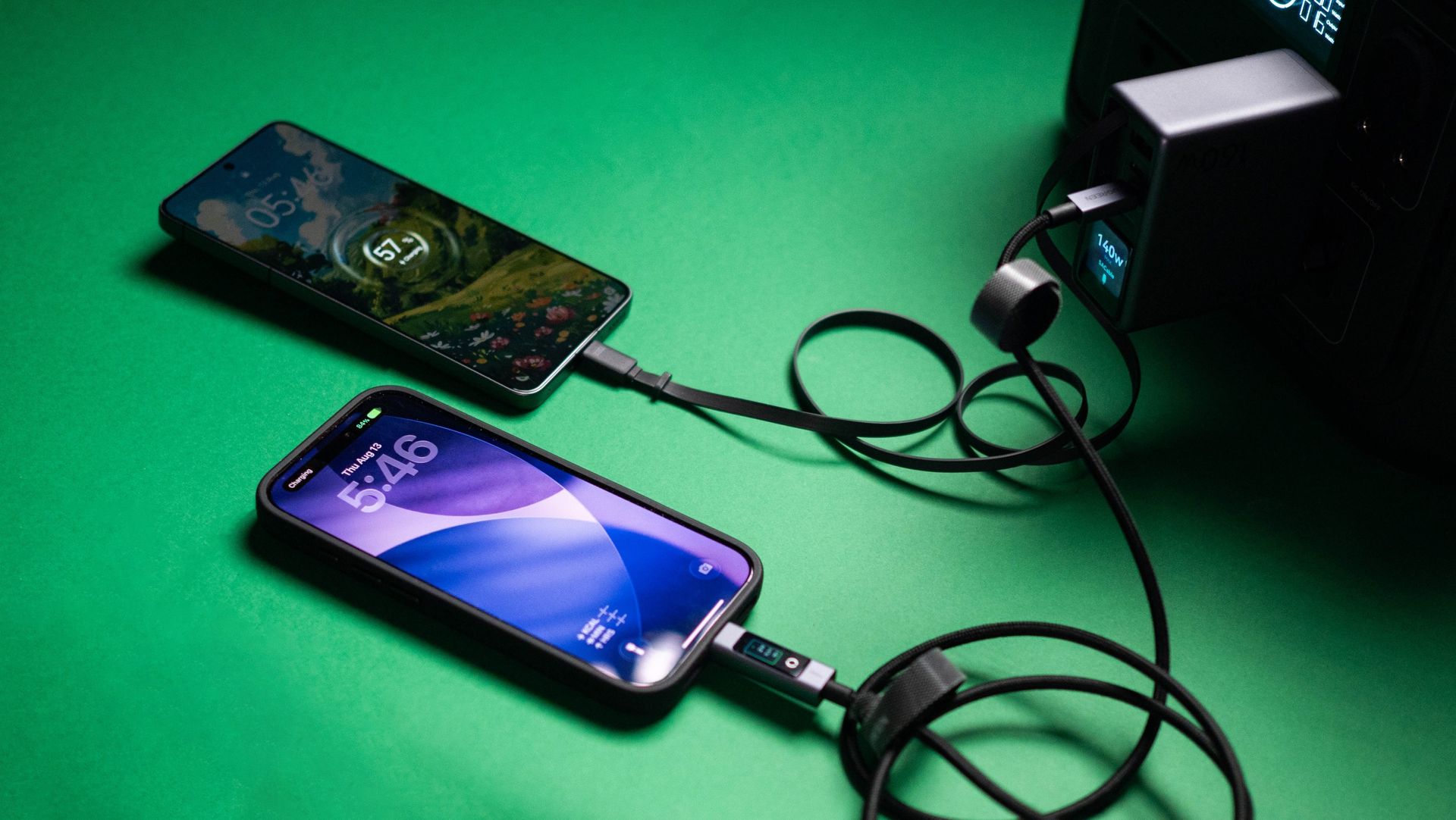 UGREEN Nexode Pro 160W GaN Charger with Retractable Cable