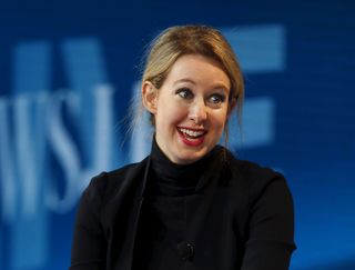 Elizabeth Holmes, founder and CEO of Theranos, speaks at the Wall Street Journal Digital Live (WSJDLive) conference at the Montage hotel in Laguna Beach, California, October 21, 2015
