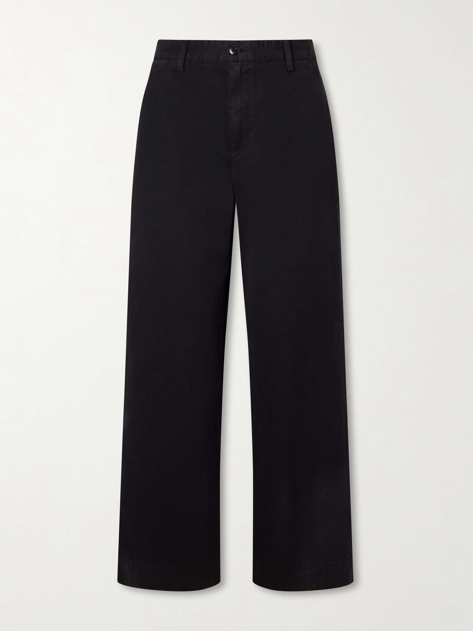 Benson Cotton-Gabardine Straight-Leg Pants