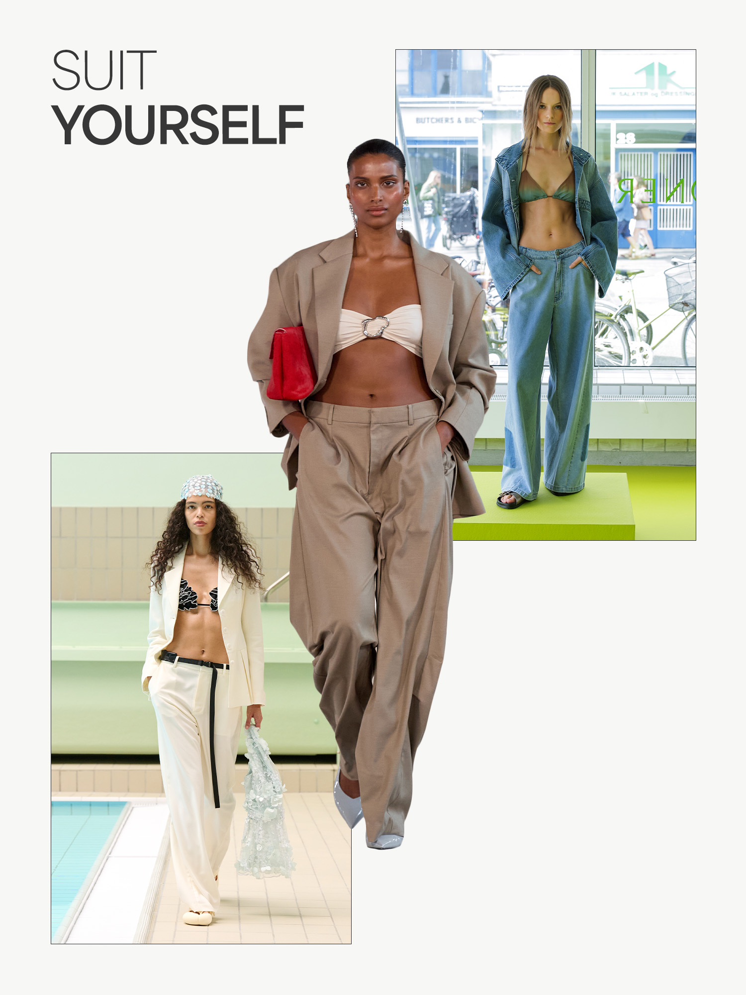 Collage of Copenhagen Fashion Week Spring/Summer 2026 Runway Trends
