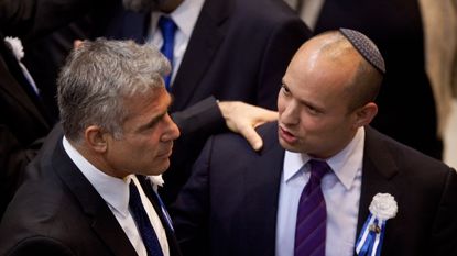 Yair Lapid and Naftali Bennett pictured together in 2013