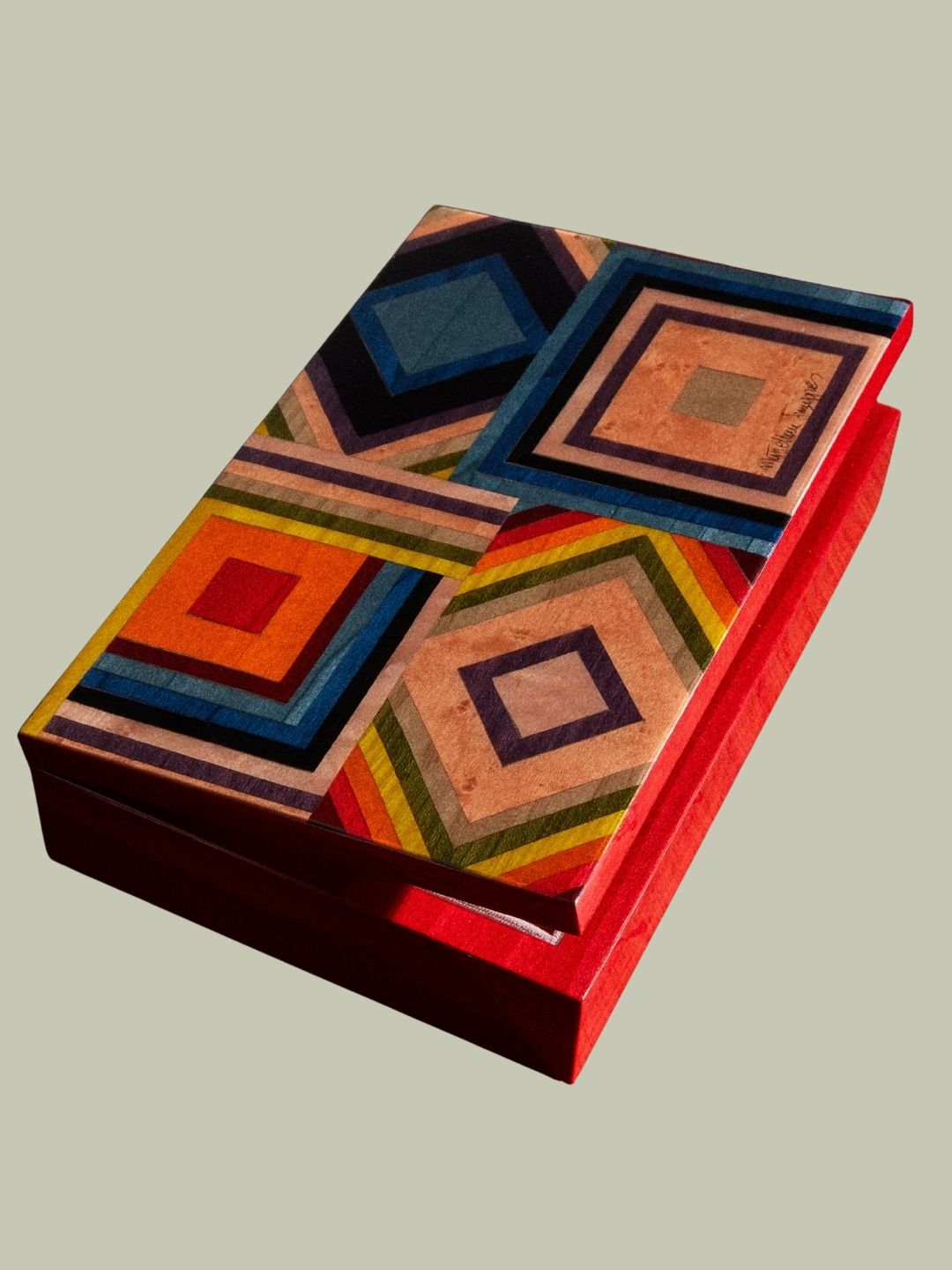 Mastellone Giuseppe, Wood Inlay Jewelry Box
