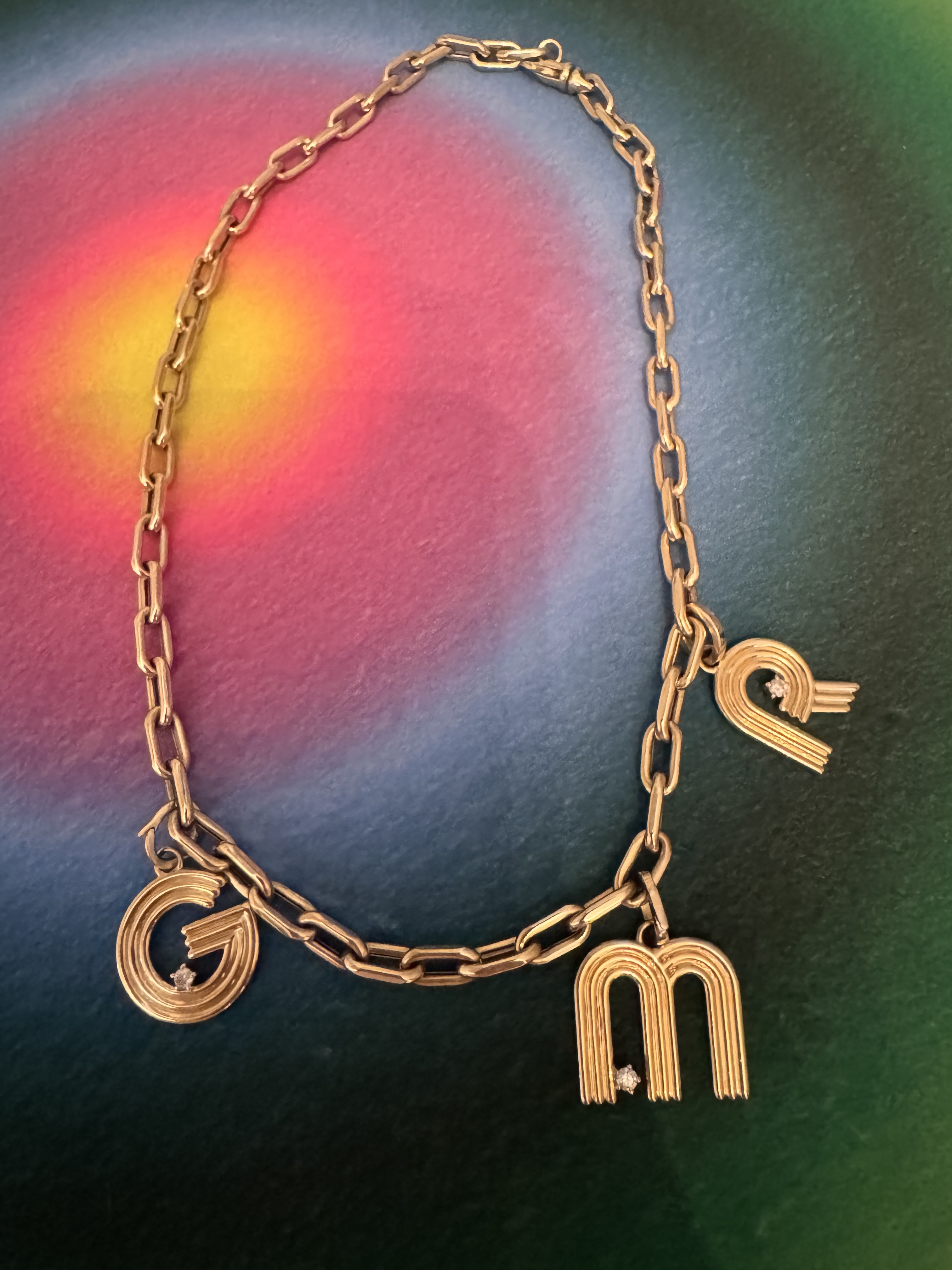 Some of Marina Larroud&amp;eacute;'s favorite initial pendants