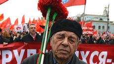 Russian communists have joined protests against pension reform